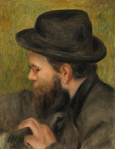 Portrait of Mr. Bernard in Profile by Pierre-Auguste Renoir