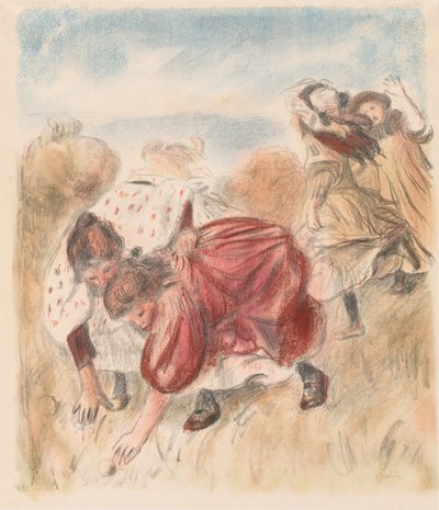 Children Playing Ball by Pierre-Auguste Renoir