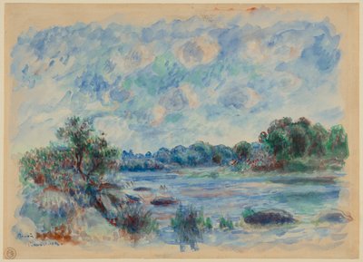 Landscape at Pont-Aven by Pierre-Auguste Renoir