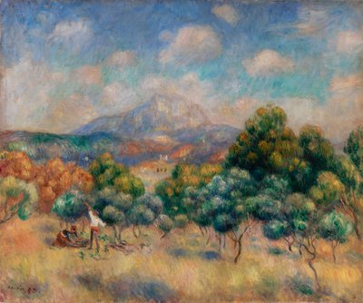 Montagne Sainte-Victoire by Pierre-Auguste Renoir