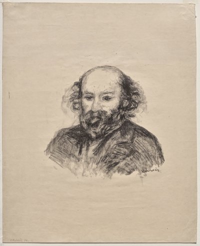 Paul Cézanne by Pierre-Auguste Renoir