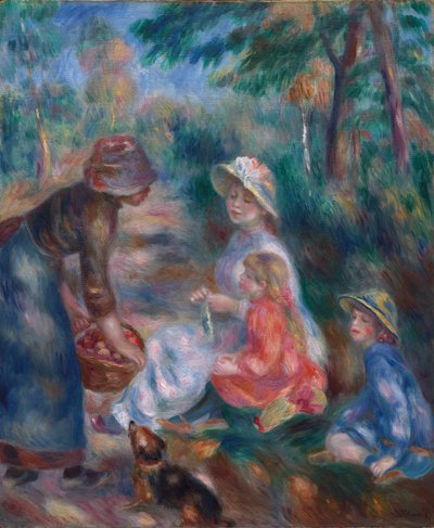 The Apple Seller by Pierre-Auguste Renoir