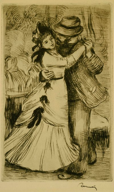The Dance in the Country by Pierre-Auguste Renoir