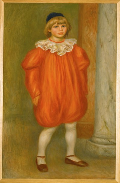 Claude Renoir as a Clown by Pierre Auguste Renoir