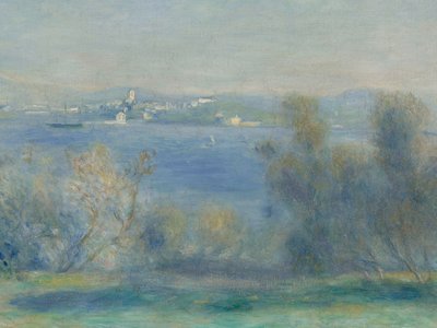 Landscape on the Mediterranean (View of Toulon) by Pierre-Auguste Renoir