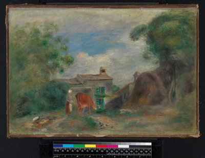 Landscape with figures, before 1919 by Pierre Auguste Renoir