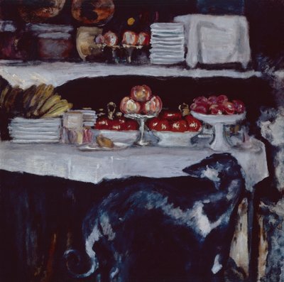 Greyhound and Still Life by Pierre Bonnard