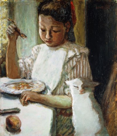 Infant and Cat by Pierre Bonnard