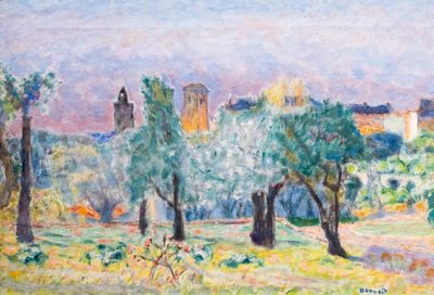 Landscape of Le Cannet, ca. 1922 by Pierre Bonnard