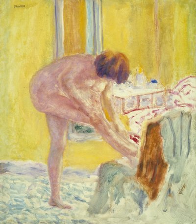 Nude, Yellow Background, c.1924 by Pierre Bonnard