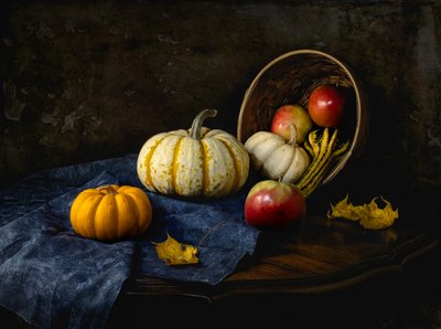 Moody Autumn Harvest by Pierre Desautels