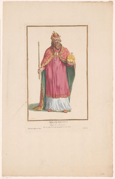 Portrait of Emperor Sigismund with Scepter and Orb by Pierre Duflos