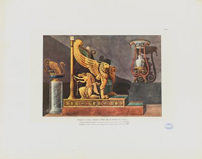 Armchair and vase in the house of C.D., from 