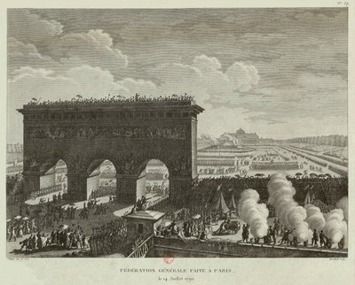 General Federation Held in Paris on July 14, 1790 by Pierre Gabriel Berthault