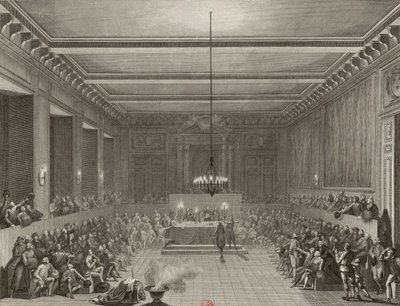 The Commune of Paris Awards a Sword and a Civic Crown to C.J.W. Nesham, Englishman on January 15, 1790 by Pierre Gabriel Berthault