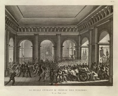 The People Entering the Tuileries Palace by Pierre Gabriel Berthault