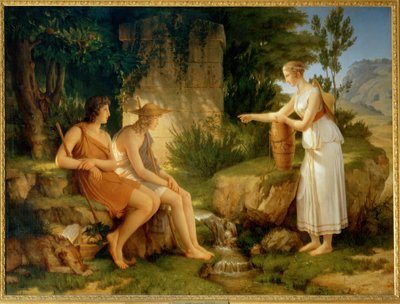 The Shepherds at the Tomb of Amyntas by Pierre Guérin