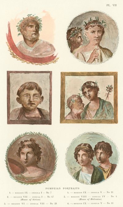 Pompeian Portraits by Pierre Gusman