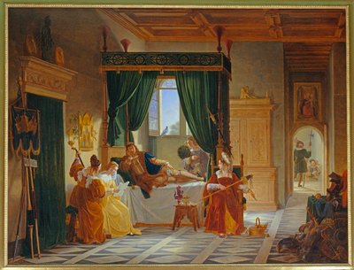 The Convalescence of Bayard by Pierre Henri Revoil