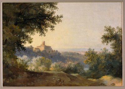 View of Nemi by Pierre Henri de Valenciennes