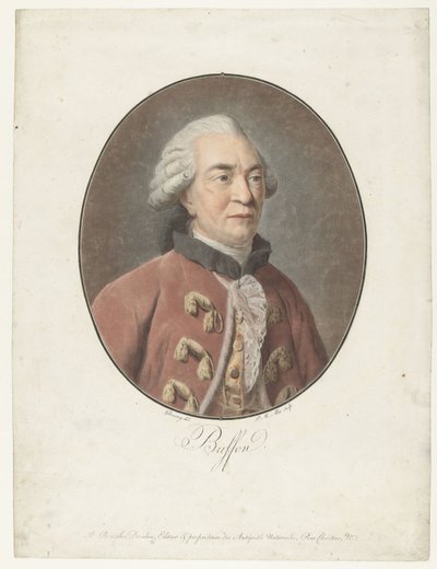 Portrait of Georges Louis Leclerc, Count of Buffon (Collection of Great Men) by Pierre Michel Alix