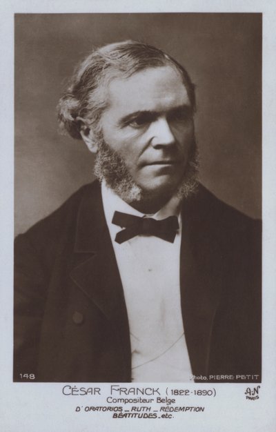 Cesar Franck, Belgian composer and pianist by Pierre Petit