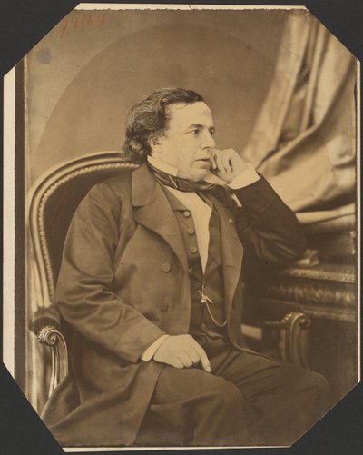 Portrait of Victor-Auguste-Francois Morel-Lavallee by Pierre Petit