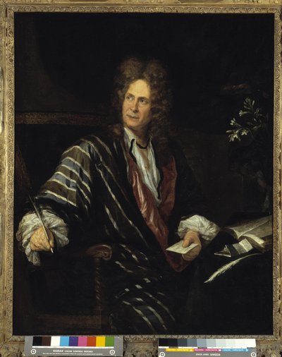 Man Sitting or Portrait of Man in Silk Clothing by Pierre Puget