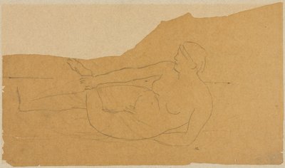 Female Nude by Pierre Puvis de Chavannes
