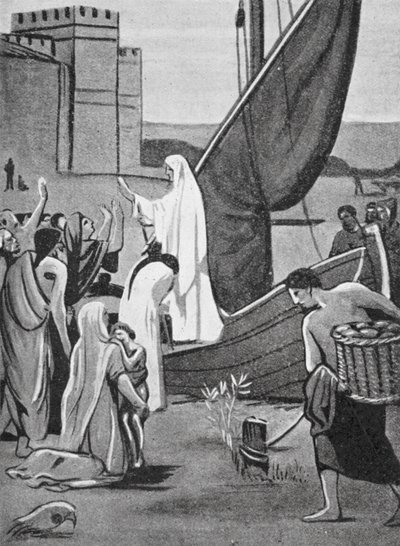 St Genevieve brings Supplies to Paris by Pierre Puvis de Chavannes