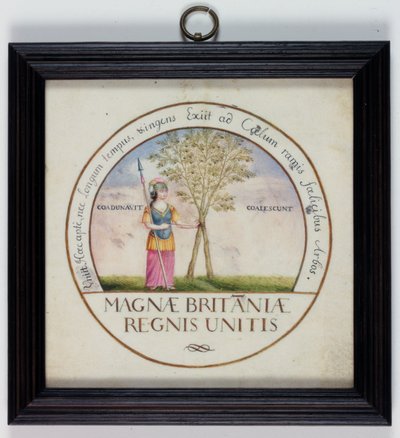 Emblem of the Union of England and Scotland by Pierre Violier