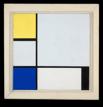 Composition with Yellow, Blue, Black and Light Blue by Piet Mondrian
