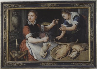 Two Women Cooking by Pieter Aertsen