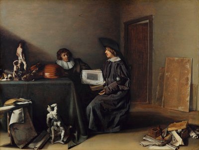 Artist and art lover in conversation by Pieter Codde