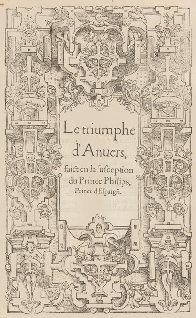 The Triumph of Antwerp in the Reception of Prince Philip, Prince of Spain, 1550 by Pieter Coecke van Aelst