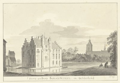 The House and Village of Scherpenzeel by Pieter Jan van Liender