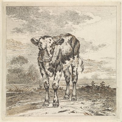 Landscape with Calf by Pieter Janson