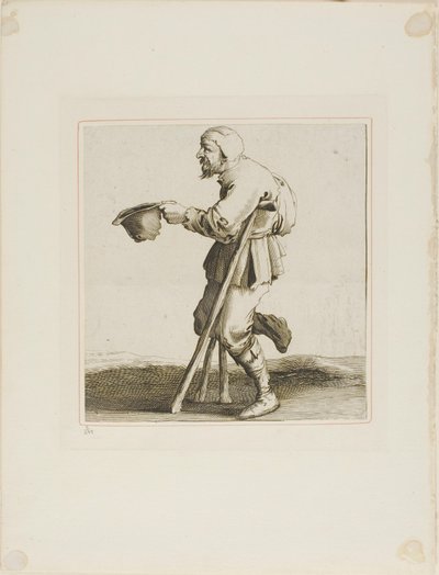 Lame Beggar Asking for Alms, from It