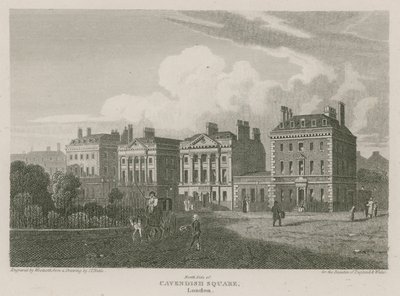 North side of Cavendish Square, London by Pieter Jansz. Quast