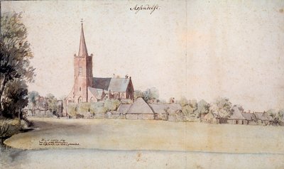 View of Assendelft in the Netherlands in 1633 by Pieter Jansz Saenredam