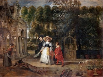 Rubens and Helene Fourment in the Garden by Peter Paul Rubens