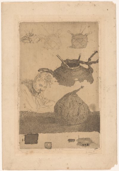 First Etching Trials by Pieter Willem van Baarsel (signed by artist)
