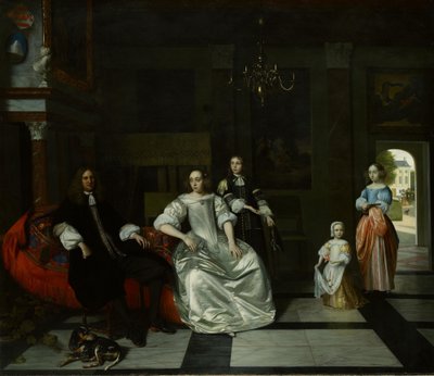 The Jacott-Hoppesack Family by Pieter de Hooch