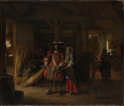 Paying the Hostess by Pieter de Hooch