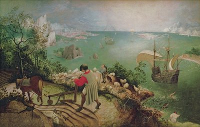 Landscape with the Fall of Icarus, c.1558 by Pieter Bruegel the Elder