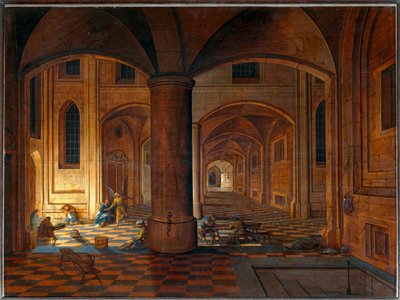 Saint Peter Delivered from Prison by an Angel by Pieter the Elder Neefs
