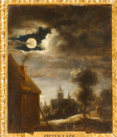 Moonlit Night by Pieter van Laer