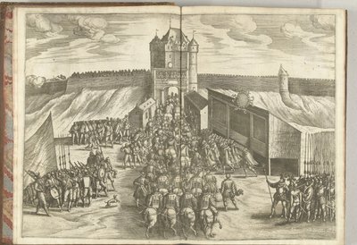 Entry of Archduke Ernest at a City Gate of Brussels, 1594 by Pieter van der Borcht (I) (attributed to)