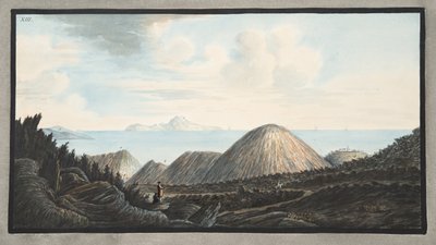 View of the Present State of the Little Mountain Raised by the Explosion in the Year 1760, Plate XIII, from 