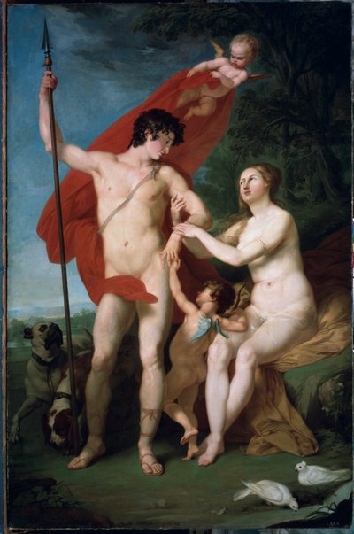 Venus and Adonis by Piotr Ivanovich Sokolov